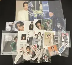 目黒蓮　特典　ステッカー　データシート　チェキ風カード　ポストカード