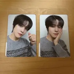 【ユノ】ATEEZ オンライン FCくじ トレカ 2種セット