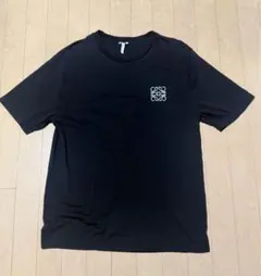 新島さん。LOEWE ロエベ アナグラム刺繍 半袖 T シャツ ブラック