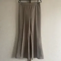しまむら　Lutiqueスエード調　フレアパンツ　Ｌサイズ