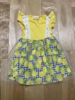 WILL MERY レモン柄ワンピース 90サイズのサムネイル