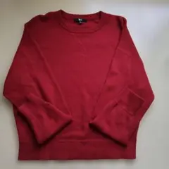 UNIQLOC スムースコットンクルーネックセーター