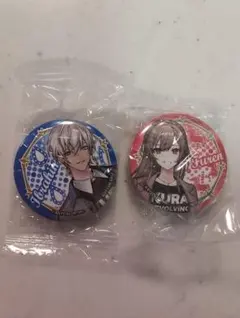 2個セット にじさんじ オリジナル缶バッジ くら寿司