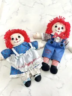 RAGGEDY ANN&ANDY アン　アンディ マスコット　ぬいぐるみ