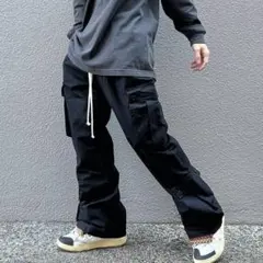 reneige ポケット　フレア　カーゴパンツ　XL