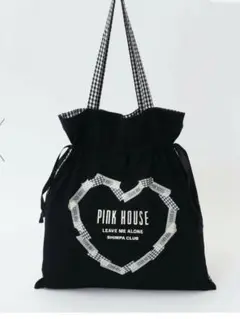 PINK HOUSE トートバッグ ブラック