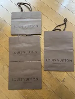 LOUIS VUITTON ブラウン紙袋 4枚セット