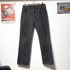 極上　 levi's 501 90s USA製　ブラックデニム　w33
