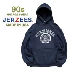 90s VINTAGE JERZEES フード付きスウェット フーディー
