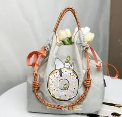 スヌーピー ドーナツ エコバッグ　ストラップ付き　Ball&Chain