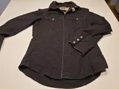 BURBERRY　BLACK LABEL　黒のミリタリージャケット