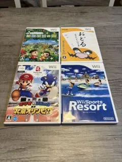 Wii ゲームソフト マリオカートwii みんなのリズム天国 他