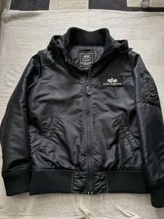 ALPHA INDUSTRIES ブラック MA-1 ジャケット Lサイズ