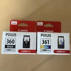 期限切れCanon インク 2個セット BC-360BK+361CL - メルカリ
