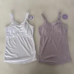 Lovetoxic・ソフトカップ付きインナー 2色セット　140cmタンクトップ