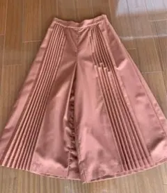 プリーツガウチョパンツ