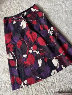 LAURA ASHLEY フレアスカート 花柄