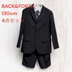 【4点セット】130cm セットアップ スーツ 黒 男の子