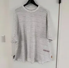 SEE SEE シーシー ボーダー ポケットTシャツ XL - メルカリ