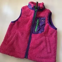 ダブルビー　doubleB フリースベスト　アウター　女の子　ピンク