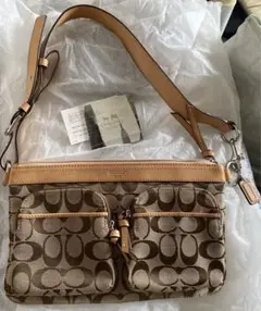 COACH コーチ　シグネチャー　ショルダーバッグ　ウエストバッグウエストポーチ