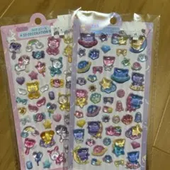 3Dデコシール　2枚セット　まとめ売り