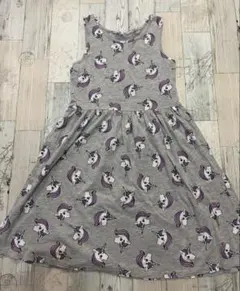 ユニコーン柄ノースリーブワンピース　H&M