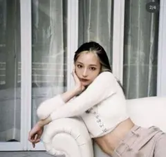 melt the lady クロップドニットカーディガン