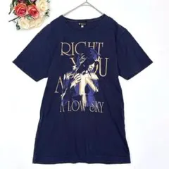 ザショップティーケー ミクスパイス（2）プリントTシャツ ネイビー紺 ロックのサムネイル