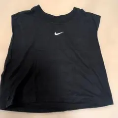 NIKE ノースリーブ クロップド丈 ブラック Mサイズ
