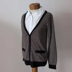 カーディガン　ドッキングシャツのサムネイル