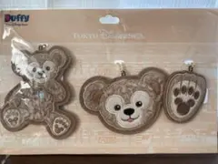 未使用レア！ディズニーリゾート限定ダッフィーワッペンバッジセット