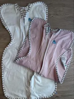 【スワドルアップオーガニック】2枚セット ピンク/白