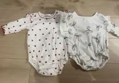 ハート・リボン ロンパース