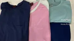 mont-bell 半袖　長袖　Tシャツ 4枚セット