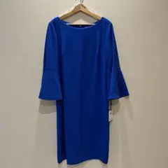 新品✨Calvin Klein 七分袖 フレアスリーブ ワンピース