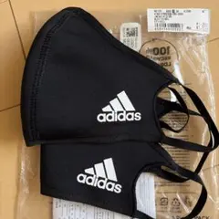 adidas マスク ブラック 2枚のサムネイル