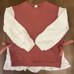 Bee de Bee ピンク 長袖カットソー　150