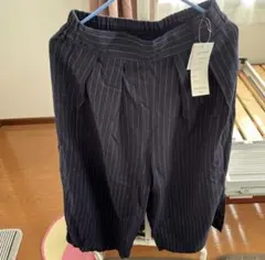 チェックガウチョパンツ