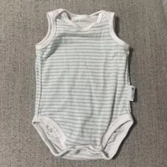 コットンメッシュボディスーツ/ノースリーブ　グリーン　UNIQLO