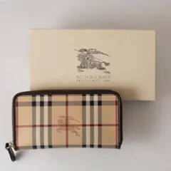 Burberry バーバリー 長財布 財布 男性用 女性用 ユニセックス 中古