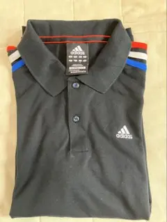 美品 adidas アディダス ポロシャツ ブラック メンズ Lのサムネイル