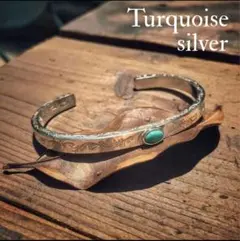 ブレスレット ターコイズ インディアンジュエリー バングル メンズ レディース