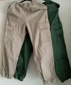 UNIQLO カーゴパンツ 150サイズ 2色セット
