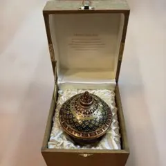 熊野洞 サトシ Satoshi Music Box ガラス製 オルゴール 葡萄柄 - メルカリ