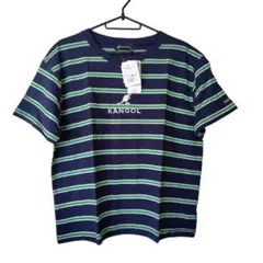 KANGOL ボーダー Tシャツ 半袖 ネイビー Mのサムネイル
