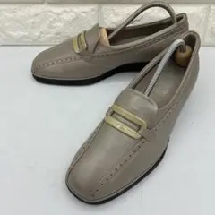 【美品】アシックス ペダラ pedala スリッポン 24.5 ローファー