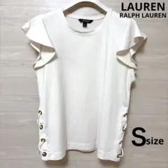 LAUREN RALPH LAUREN 半袖トップス ホワイト クリーニング済みのサムネイル