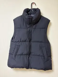 GU ブラック ダウンベスト 34-02