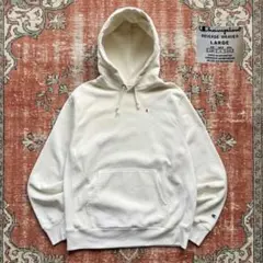 Champion リバースウィーブ スウェット パーカー ベージュ アイボリー